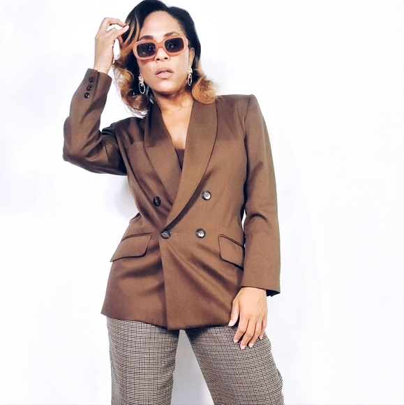 Casual Corner Jackets & Blazers - Casual Corner Chocolate Blazer